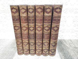 The History Of England By David Hume 6 Volumes Complete Set