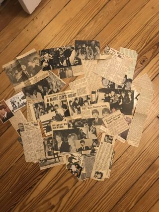 1960’s - 70’s Authentic Vintage Beatles Articles And Newspaper Clippings