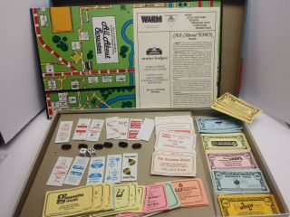 Vintage Board Game All About Scranton 1983 Pa Local Business City Collectible