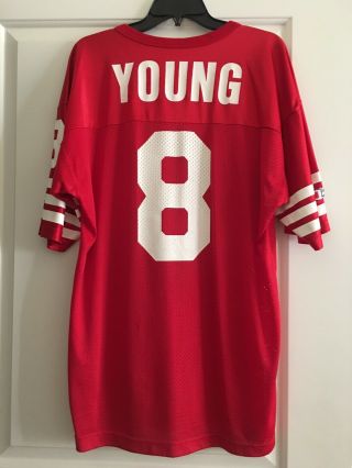 Vintage Nfl San Francisco 49ers Steve Young Champion Jersey: Size 40