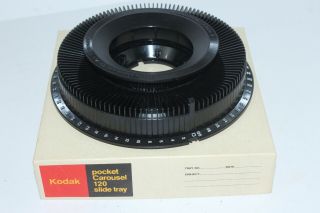 Vintage Kodak 120 Slide Tray And Orig Box For " Pocket Carousel 120 " Projector