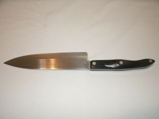 Vintage Cutco Full Tang Chef Knife 1728 7 11/16 Inch Blade