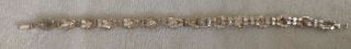 Vintage Clear Rhinestone Bracelet Condition: Good - No Missing Stones