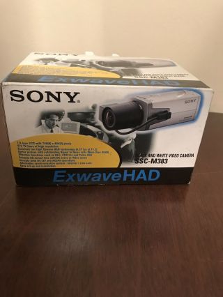 Sony Black And White Video Camera Ssc - M383 Exwavehad