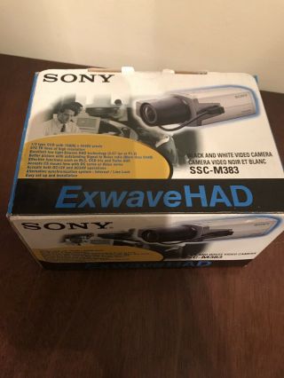 Sony Black And White Video Camera SSC - m383 ExwaveHAD 2