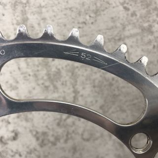 Vintage Campagnolo Chain Ring 52t 144 BCD 80s Record 52 Sprocket 3