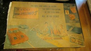 Vintage Tyco Ho Speedways Electric Slot Car Box Inside Packaging S6331 1960s Usa