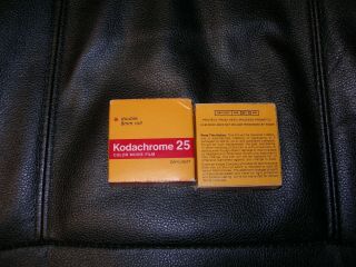 2 Vtg Kodak Kodachrome Double 8mm Roll Color Movie Film Daylight 25 
