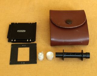 Flexaret 35mm Film Adapter Set For Vi Meopta Czechoslovakia Item