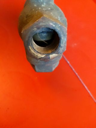 Vintage brass Kingston air valve steam water hoist whistle steampunk vent supply 7