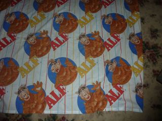 Vintage Alf Alien TV Show Sheet Bed Blanket Flat Cover 1980s Retro 2