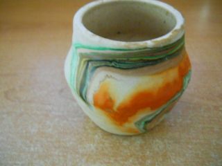 Vintage Small NEMADJI Art Pottery Vase/Urn 2 5/8 