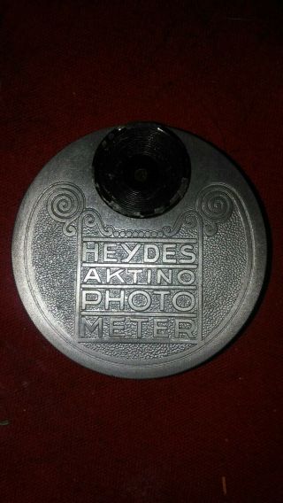 Vintage Heydes Aktino Photo Meter German Optical Light Meter W/ Case