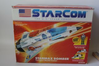 Starcom Coleco Starmax Bomber Mega Lock - Vintage 1987 Incomplete