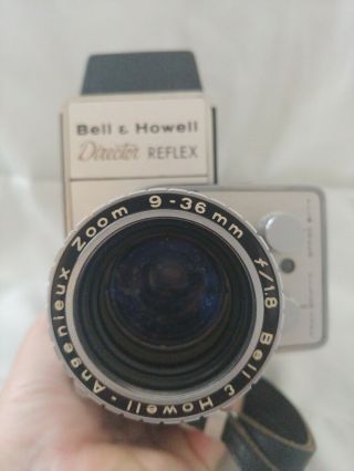 Vintage Bell & Howell Director Series Zoomatic 8mm Movie Camera (670)