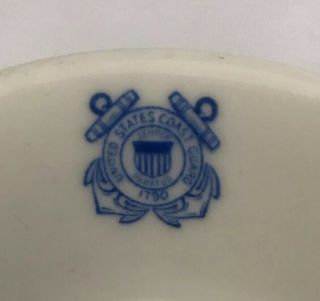 Vintage United States Coast Guard 1790 Small Plate China 1942 2