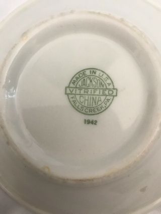 Vintage United States Coast Guard 1790 Small Plate China 1942 4