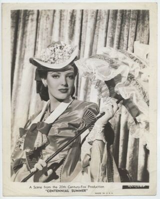 Linda Darnell 1946 Vintage Hollywood Glamour Portrait Centennial Summer