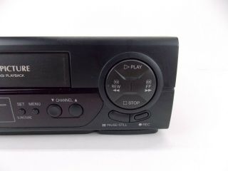 Sharp VC - H800U VHS VCR Video Cassette Player Recorder with Remote and Cables 2