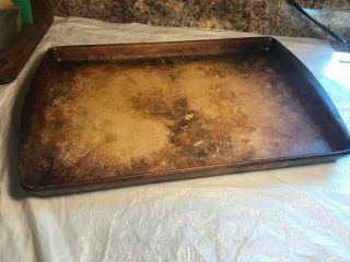 Vintage Pampered Chef Stoneware Large Baking Sheet Bar Pan Seasoned