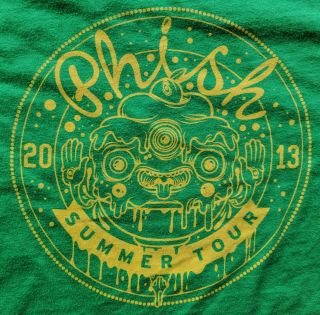 Phish 2013 Summer Tour Concert Vtg T - Shirt Gorge Amphitheatre Men 