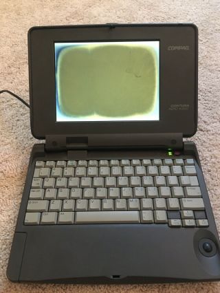 Vintage Compaq Contura Aero 4/33c Mini Laptop Notebook Windows 95