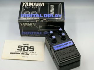 Yamaha Dd - 100 Digital Delay Vintage Guitar Effect Pedal Made In Japan W/box