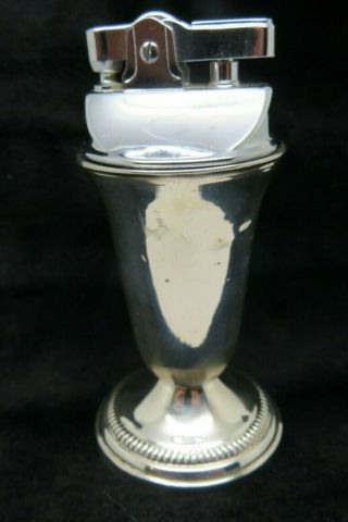 Vintage Crown Sterling Silver Table Lighter
