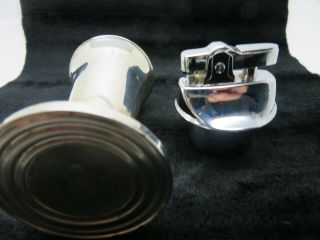 Vintage Crown Sterling Silver Table Lighter 2