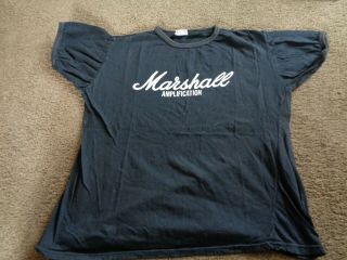Marshall Amplification Vintage T Shirt Small.  Former Roadies Shirt