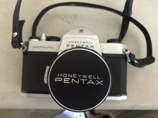 Honeywell Pentax Spotmatic With Lens And Case