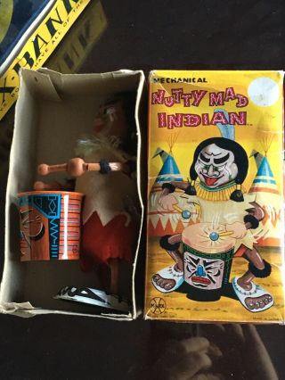 Vintage 1960’s Nutty Mad Indian Marx - Mib - Boxed - Marx - Old Stock