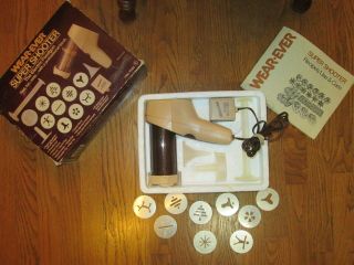 VTG WearEver Shooter Electric Cookie Press Canape & Candy Maker Gun 70123 2