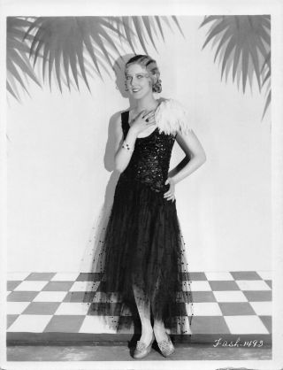 Miriam Seegar Sexy Vintage 1929 Dbw Paramount Glamour Pinup Photo