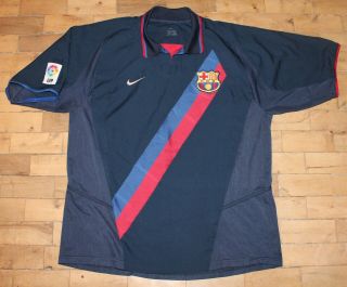 Barcelona Away football shirt 2002 2004 NIKE Vintage jersey 2