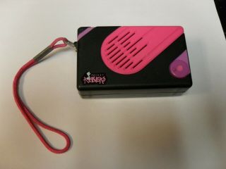 Vtg Pink Black Fisher Price Pocket Rockers Mini Cassette Tape Player