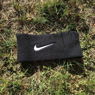 Vintage Nike Black Headband Gc Made In Usa