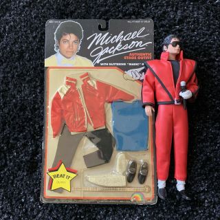 Ljn Michael Jackson Thriller Doll Vintage 1984 With Extra Beat It Outfit