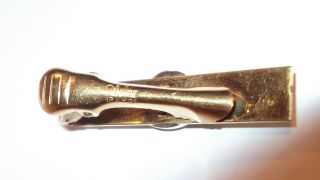 Vintage Dupont Service Award Tie Clip 1 Diamond 12k Gold Filled Balfour 3