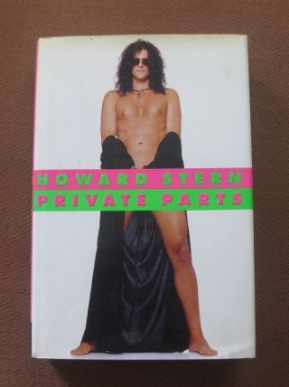 Signed - Private Parts By Howard Stern - 1st - Hcdj 1993 - Radio