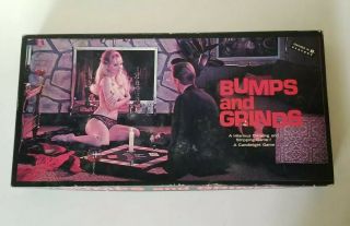 Bumps And Grinds Drinking & Sex Board Game Vintage 1960 