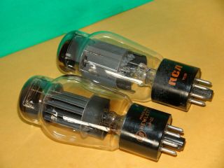 Matched Pair Rca 6as7 G Vacuum Tube Very Strong