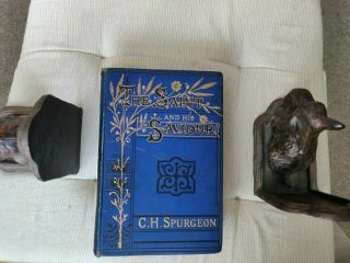 C.  H.  Spurgeon.  The Saint And His Saviour.  1882.  Decorative.