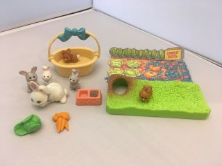 Littlest Pet Shop Mommy And Baby Bunnies Kenner Rabbits Vintage 1992 Carrot