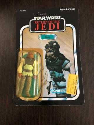 Rotj 77 Back Nikto Vintage Star Wars Kenner Return Of The Jedi Figure Toy