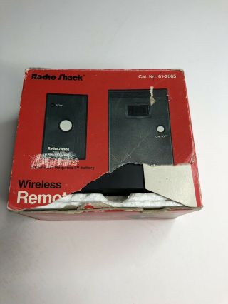 Vintage Wireless Remote Control Switch (radio Shack)