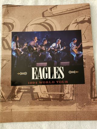 Vintage Eagles 1994 World Tour Concert Program Book