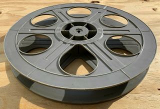 One 2000 ' 35mm Vintage Plastic Film Print Reel,  14.  5 inches,  Great Shape 2