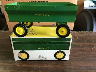 Vintage Ertl John Deere Wagon 529 1/16 Scale 60s