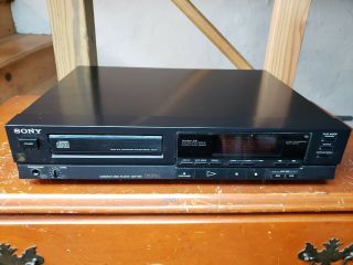 Vintage Sony Cdp - 350 Single Compact Disc Cd Player